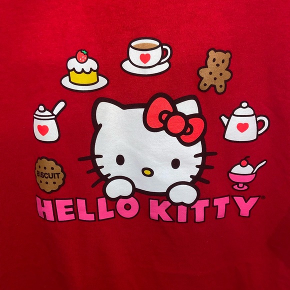 Sanrio Red Hello Kitty Short Sleeve Tee - Picture 2 of 3